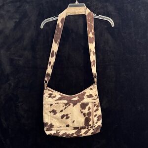 Kindred Spirit Concealed Carry Cow Print Purse Plenty Of Storage. Made In Usa.